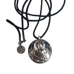 Swarovski Aura Crystal Touch Makeup Jewel Pendant Necklace